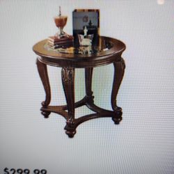 Signature Design By Ashley Brown Round And Table $245