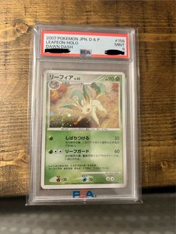 Leafeon #158 Dawn Dash PSA 9 Mint JP 2007 Pokemon