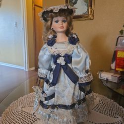 Vintage Porcelain Doll