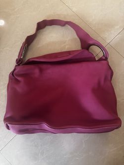 Paola By Perlina Pink Leather Bag