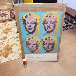 Andy Warhol Sonnabend Exhibition Poster 4 Marilyn's #411 
