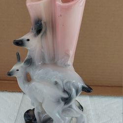 Hull Pottery Deer Vase