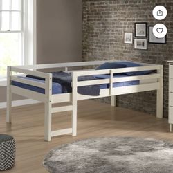 Twin Loft Bed + Mattress