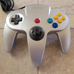 N64 Controller - Silver - Nintendo 64 Joystick