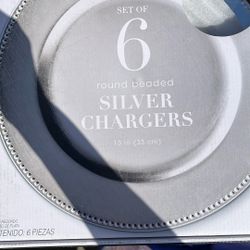 Silver Charger Plates 