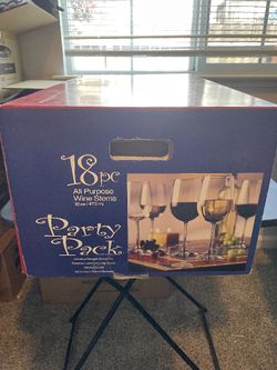 Wine Glasses 18 PC