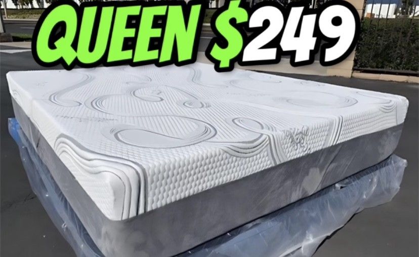 Queen Organic Hybrid Cool Memory Foamm Matres!!