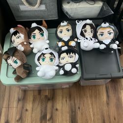 Attack On Titan Full Animarukko Plush Set 