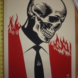 2 RARE Obey Giant Shepard Fairey Numbered/Signed Prints  DECEIT AND DISRUPTION 2017