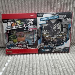 🚨🔥 POKÉMON BLACK BOLT BUNDLE – POSTER COLLECTION + BINDER COLLECTION – FACTORY SEALED! 🔥🚨