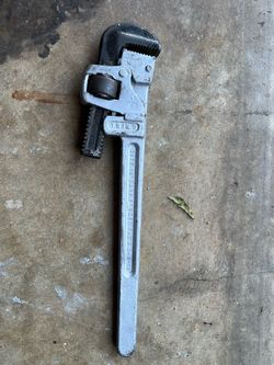 Vintage RIDGID TRIMO 18” Pipe Wrench – Drop Forged USA