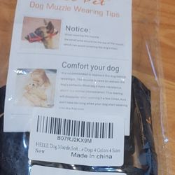 New Large Dog Muzzle