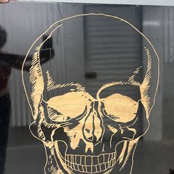 Cuadro grande de madera