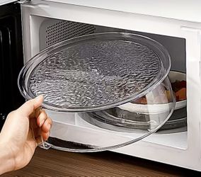 Multifunctional Microwave Splash Guard - Heat Resistant 200°C, 360° Splash-Proof, Stacking Design, Food Insulation Cover for Vegetables, Fruits And Ta