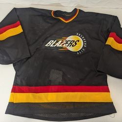 Vintage 90s Okc Blazers CHL Hockey Jersey Size L/XL