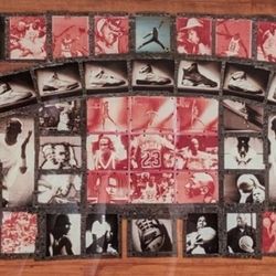 Michael Jordan Commemorative Nike Poster XL  *Rare*