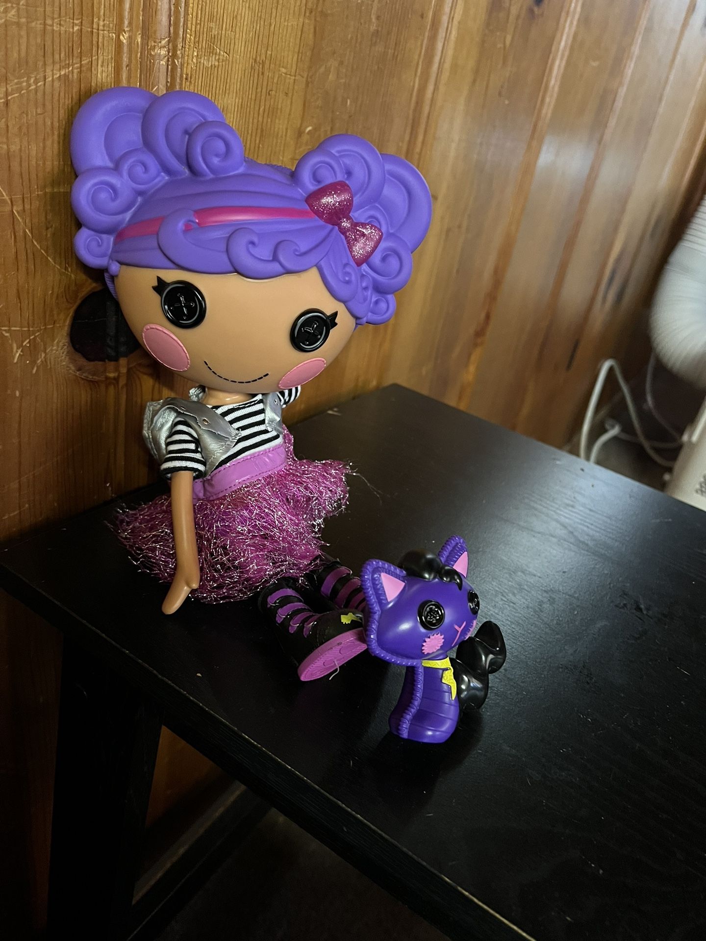 Lalaloopsy Doll- Storm E. Sky 13" Rocker Musician Doll with Purple Hair & Boots