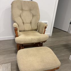 Shermag Glider & Rocking Ottoman