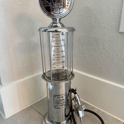 Vintage Gas Pump Liquor Decor – “Fill ’Er Up” Bar Decor