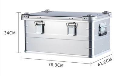 Outdoor Aluminum Alloy Storage Box 80L