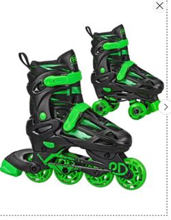 Adjustable inline- roller skates