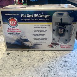 West Marine Flat Tank Oil Changer 12 V