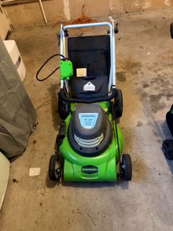 Greenworks 12 Amp 20" Corded Lawn Mower