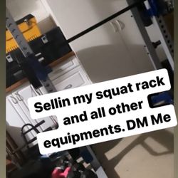 Squat Rack & Other Equipments