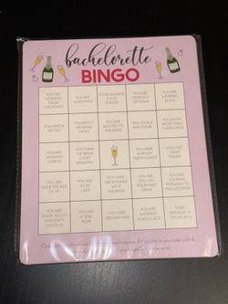 Bachelorette bingo cards