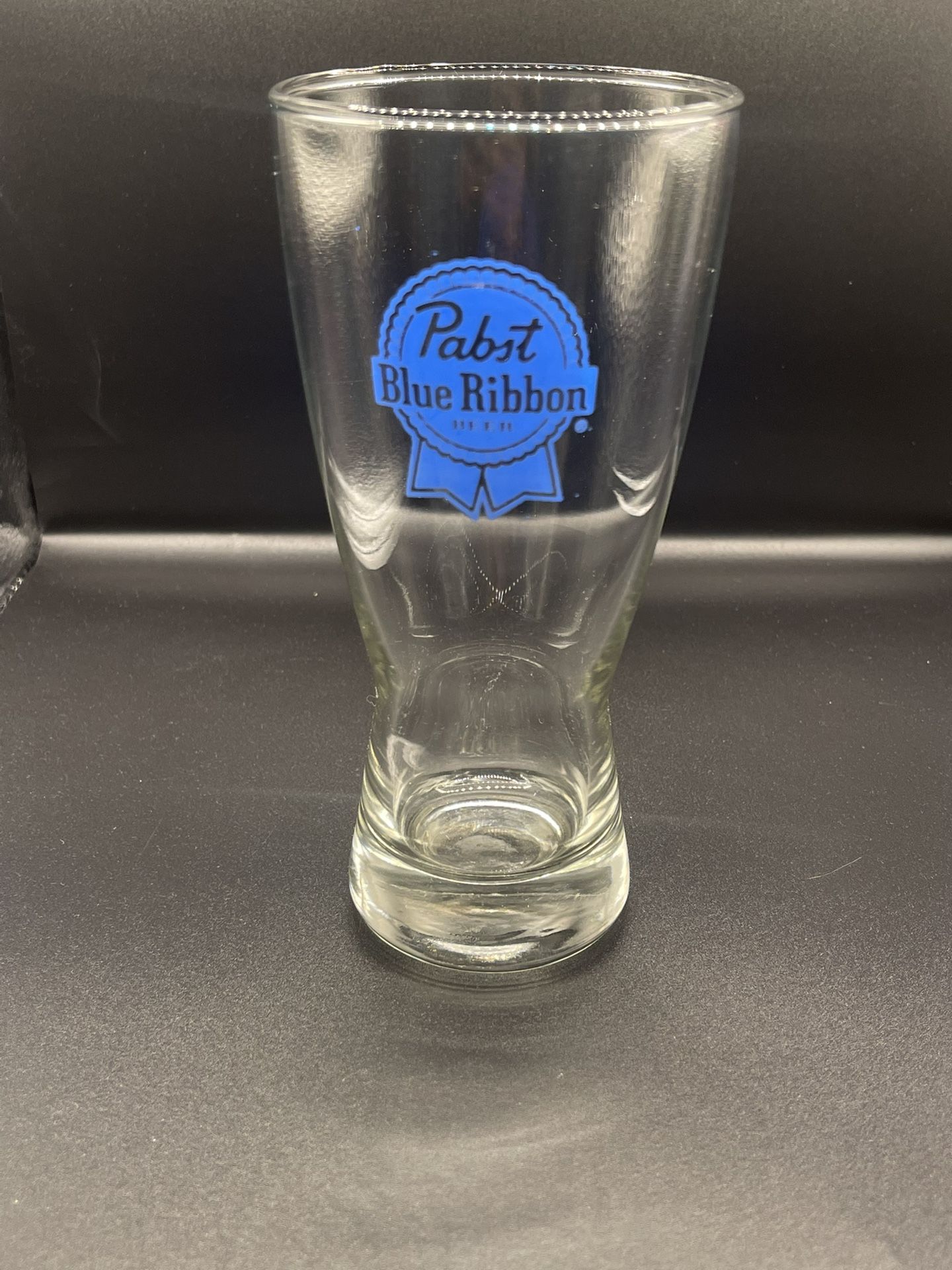Vintage Pabst Blue Ribbon Beer Sham Glass ~ Rare Version