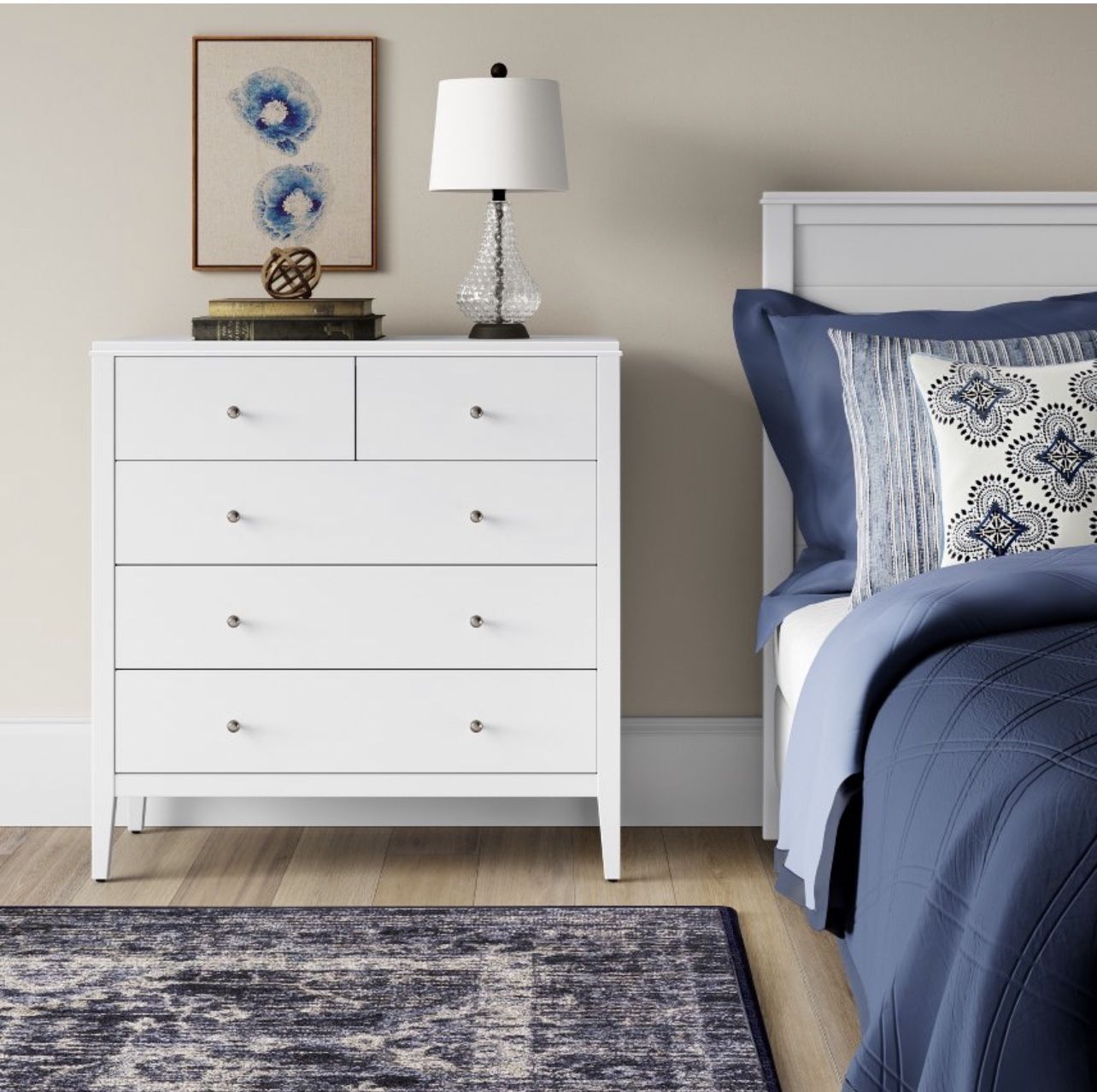 Pelham Vertical Dresser White - Threshold