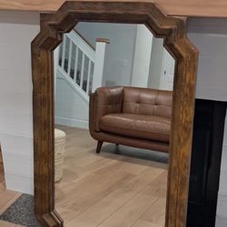 Vintage Solid Wood Mirror