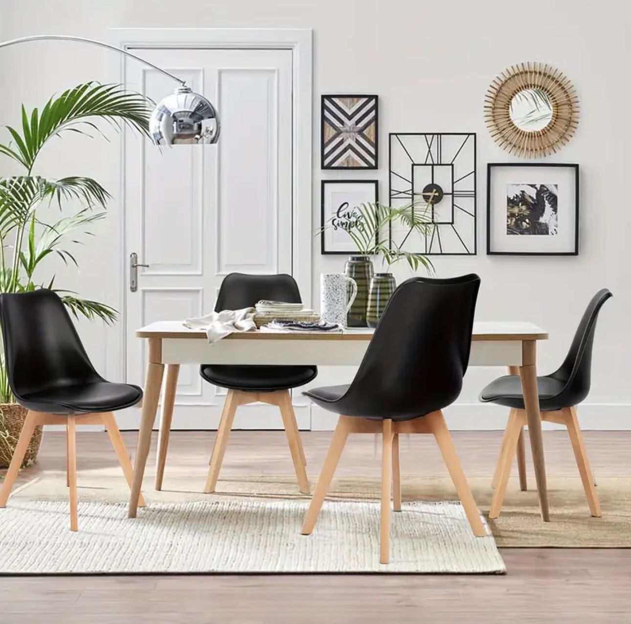 4 dinning chairs BRAND NEW IN THE BOX!