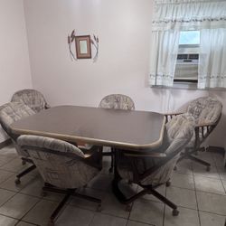 Dining Room Table And 6 Chairs