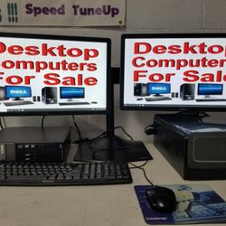 Dell Dual Screen Desktop Computer 