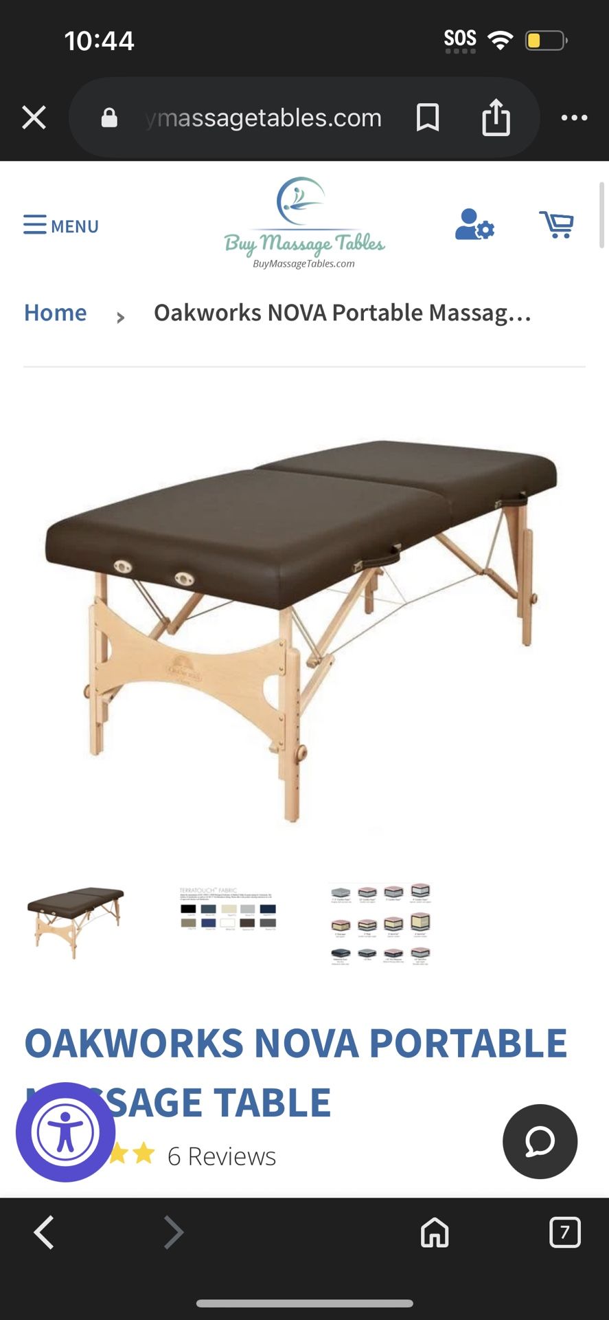 Eyelash/massaging Table