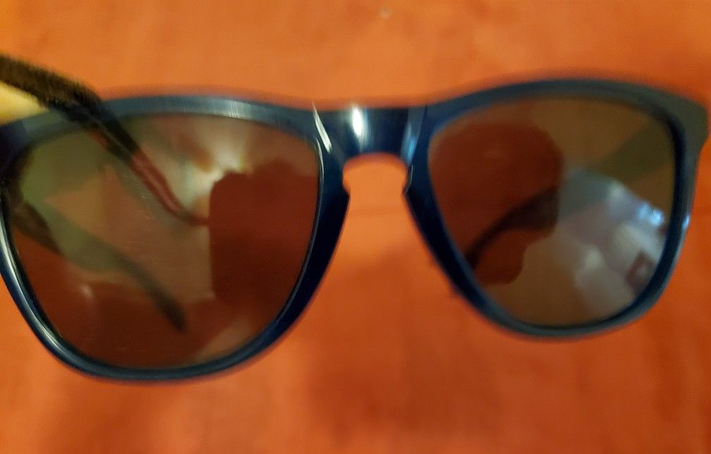 Electric Blue Oakley Brand Sunglasses