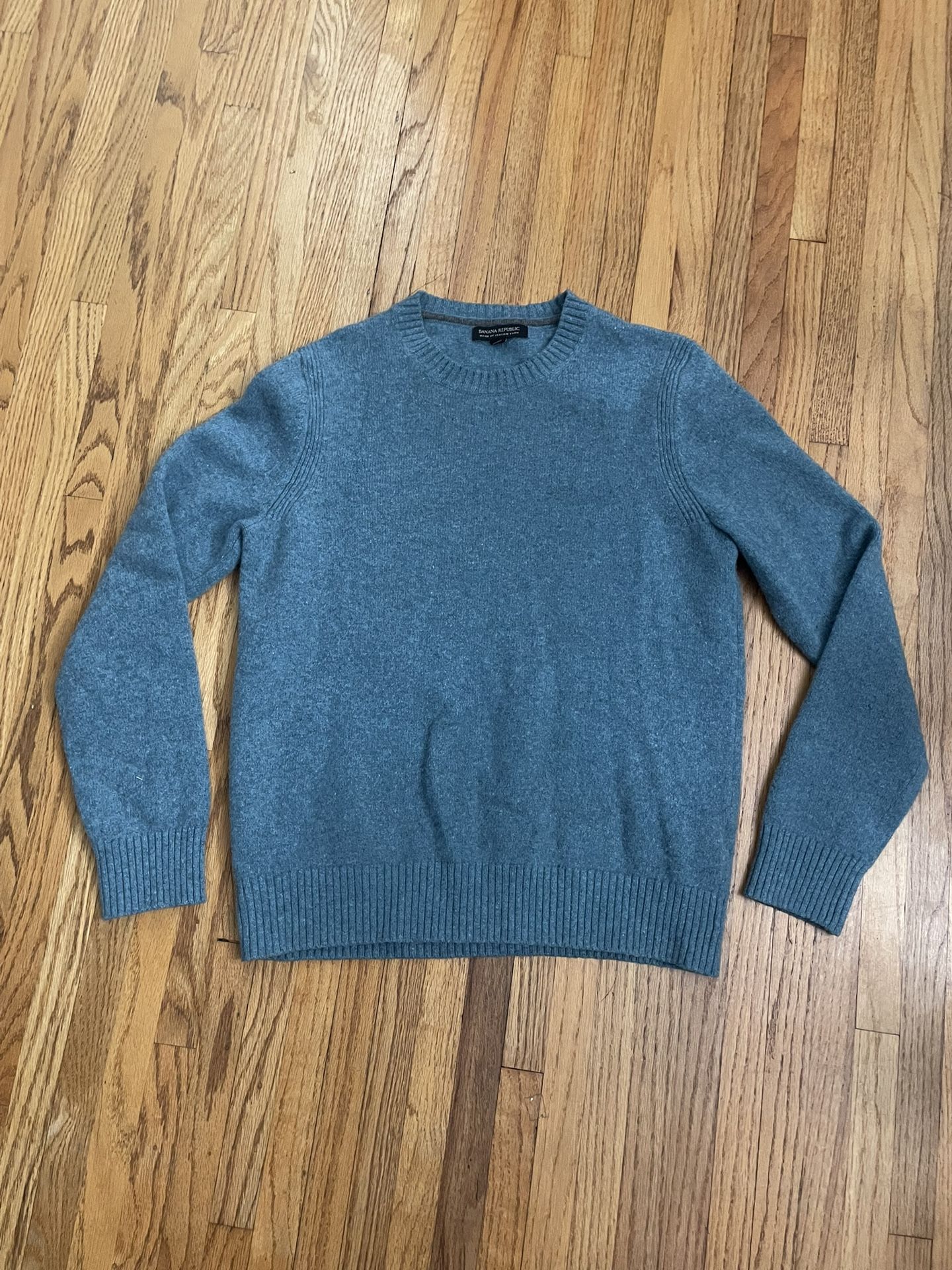 Banana Republic Men’s Italian Yarn Wool Pullover Crewneck Sweater Size M