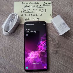 Samsung Galaxy S9 Plus Unlocked 64 GB with Excellent Battery Life