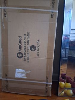 AmGood Stainless Steel 18 x 36 Work Table Brand New