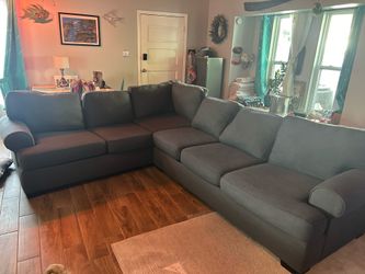 American signature L shaped sectional
