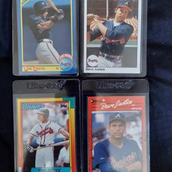 David Justice Baseball Card Collection!!