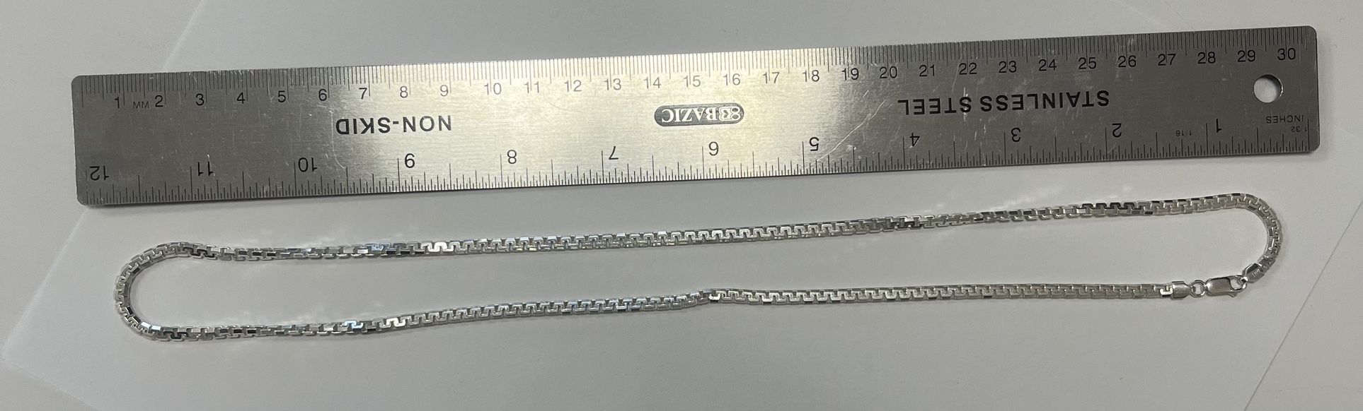 925 Sterling Silver 24 Inch Chain Clothing