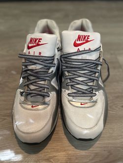 Nike Air Span II “Summit White/Wolf Grey/University Red” men’s size 13