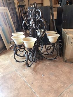 Bronze chandelier