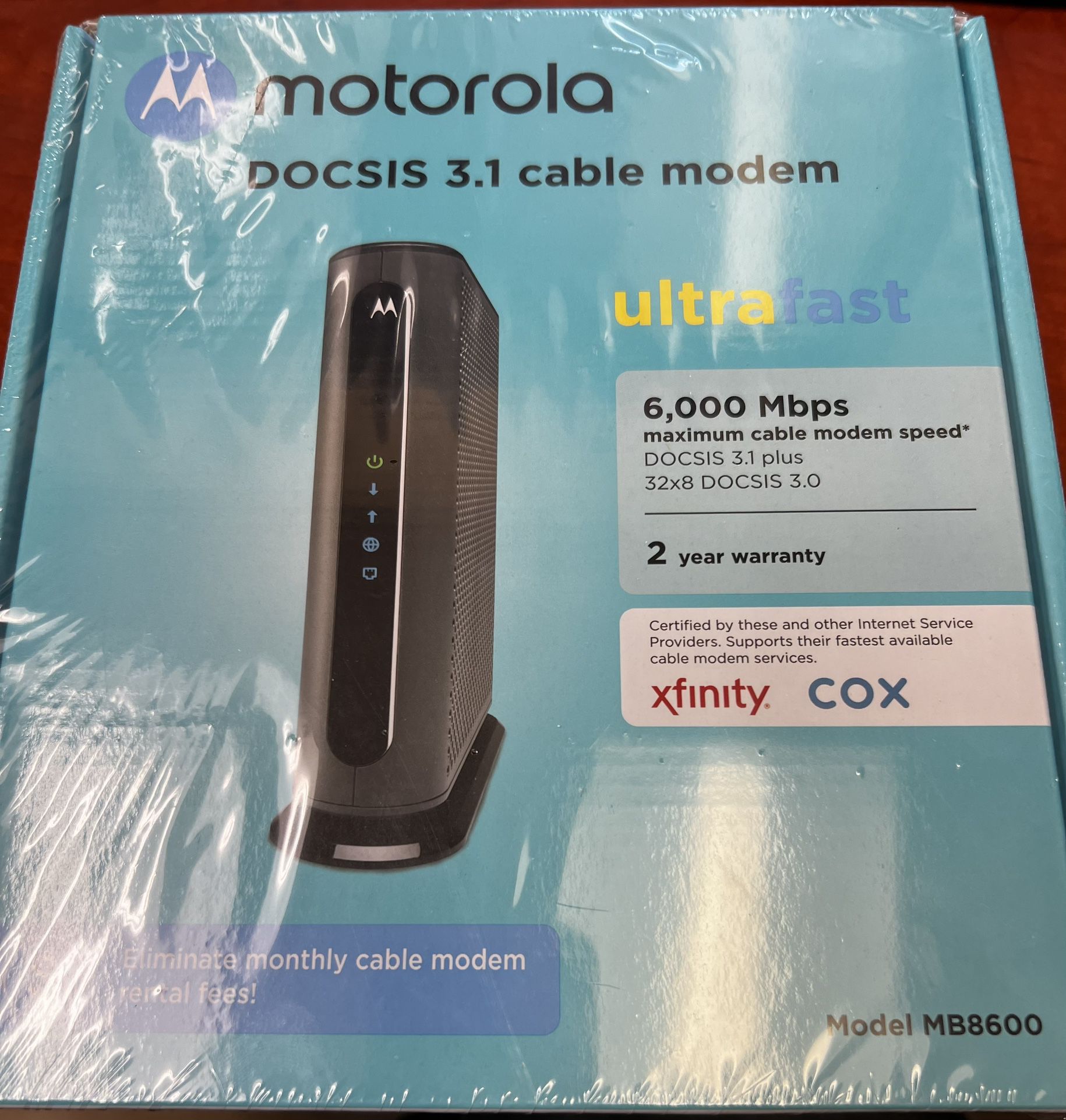 Motorola MB8600 DOCSIS 3.1 Cable Modem
