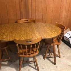 Moving Sale, Five chair, kitchen table