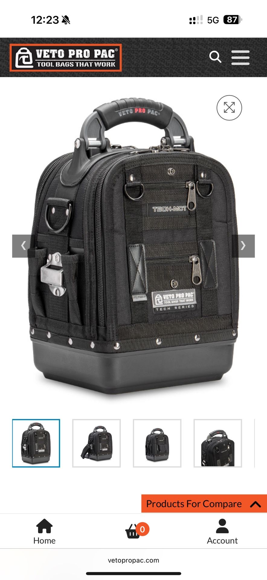 TECH MCT BLACKOUT VPP10230 veto pro pac $180
