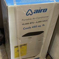 Portable Air Conditioner Airo AC10MWS 10,000 BTU 450 Sq Feet