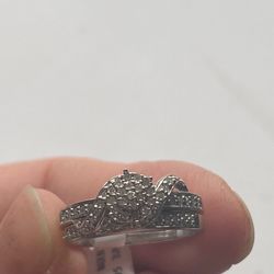  Ss Fb 1/4 Cttw Rd Twist Bridal Set